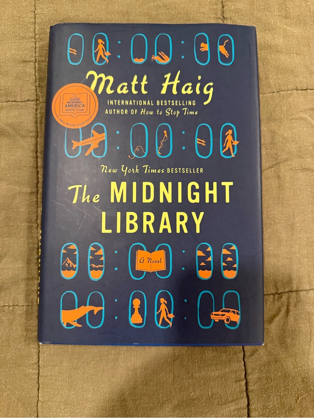Original Penguin Navy Hardcover with Teal Accents